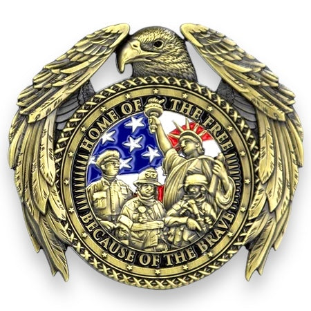 9/11 Tribute Challenge Coin – Commemorative "Never Forget" Edition - The Challenge Coin Store